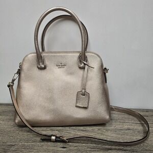 Kate Spade Cameron Street Lottie Metallic Top Handle Crossbody Handbag